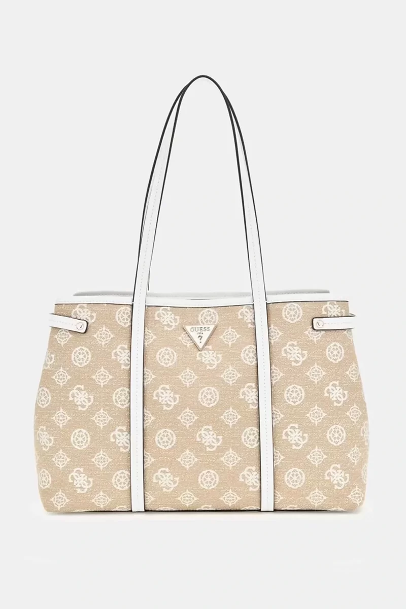 Guess BEYZA GIRLFRIEND TOTE Kadın Beyaz Omuz Çantası HWJG9627230-WLO