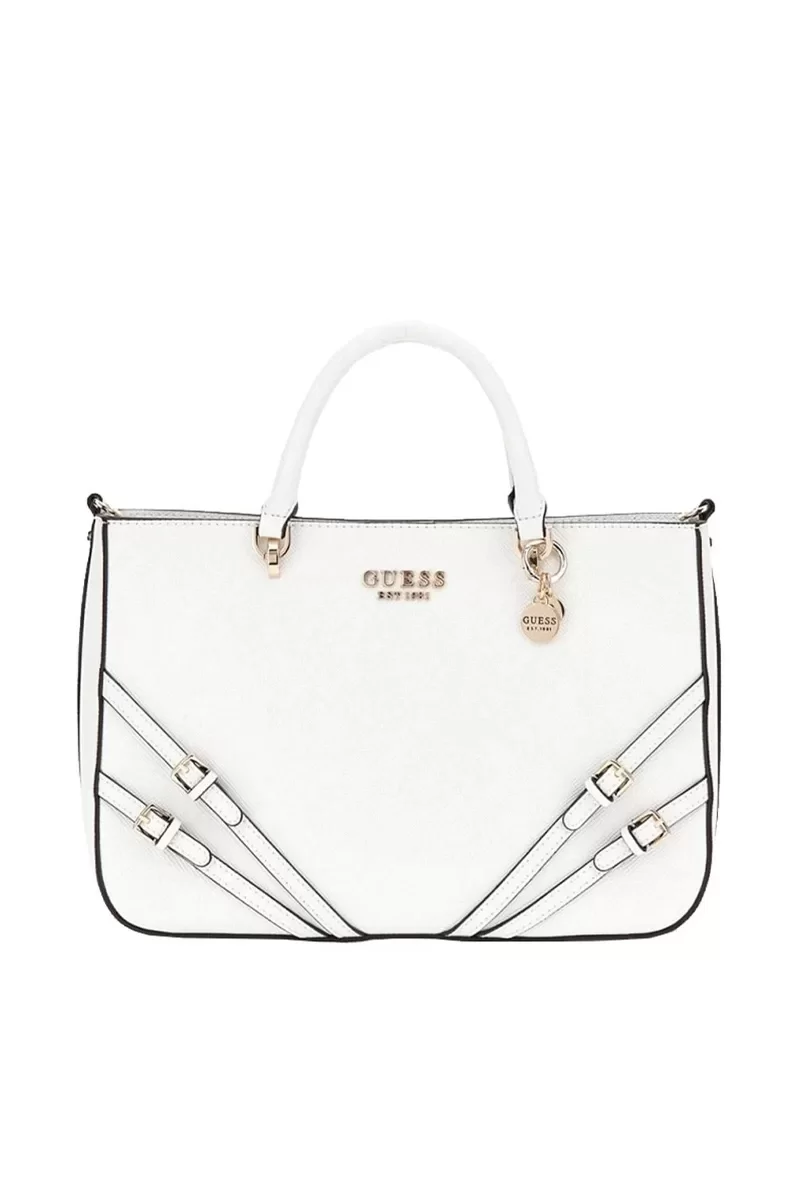 Guess Bramına Gırlfrıend Satchel Kadın Beyaz El Çantası HWZG9636060-WHI