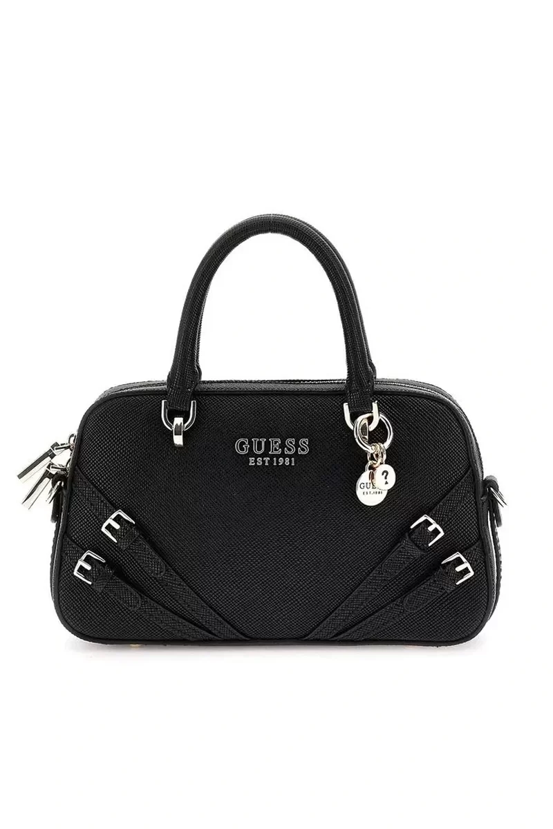 Guess BRAMINA SMALL SATCHEL Kadın Siyah El Çantası HWZG9636050-BLA