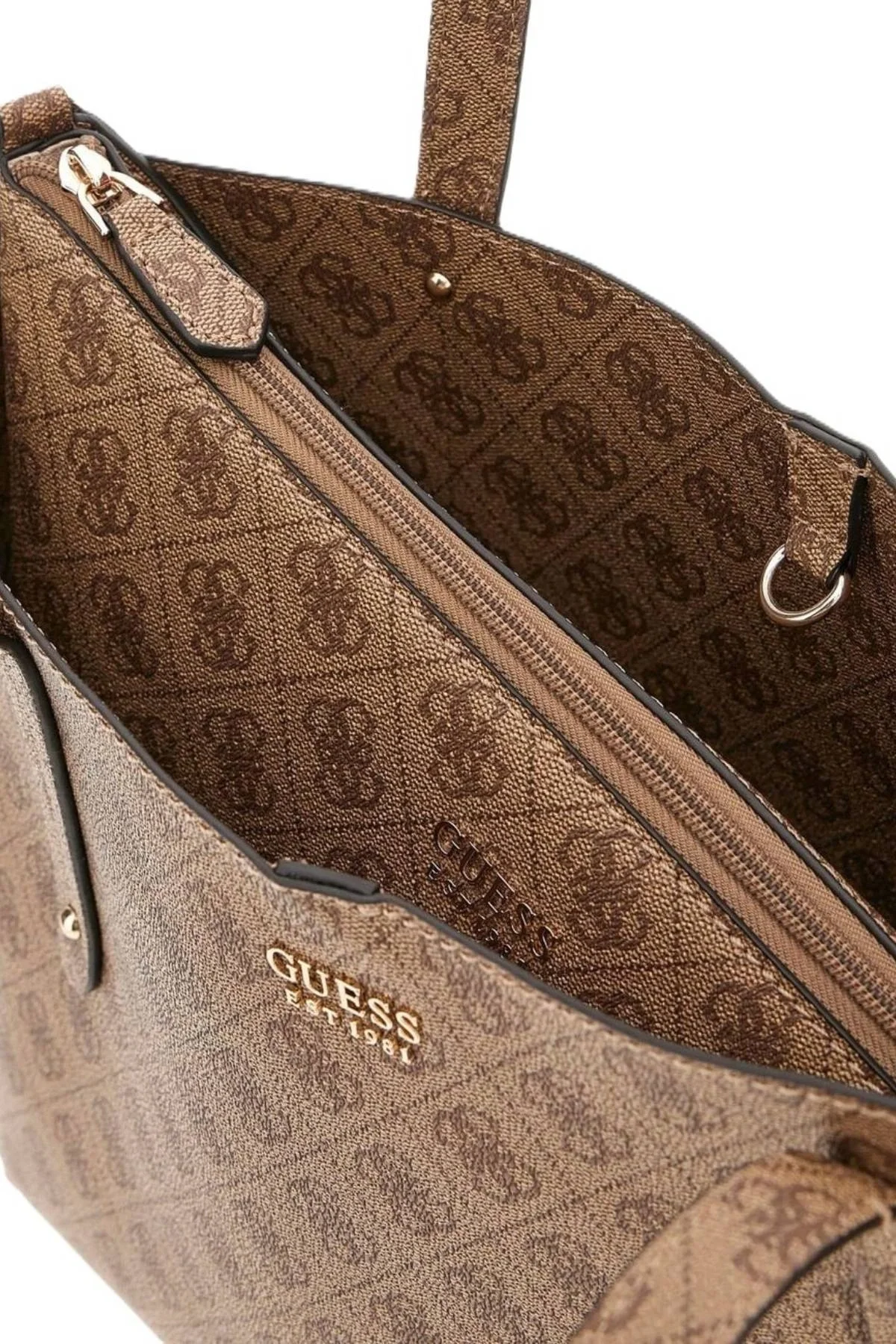 Guess Brenton Kadın Kahverengi Tote Çanta HWLG9648230-LTL