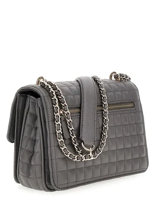 Guess Brera Kadın Antrasit Omuz Çantası HWQG8424210-SLA