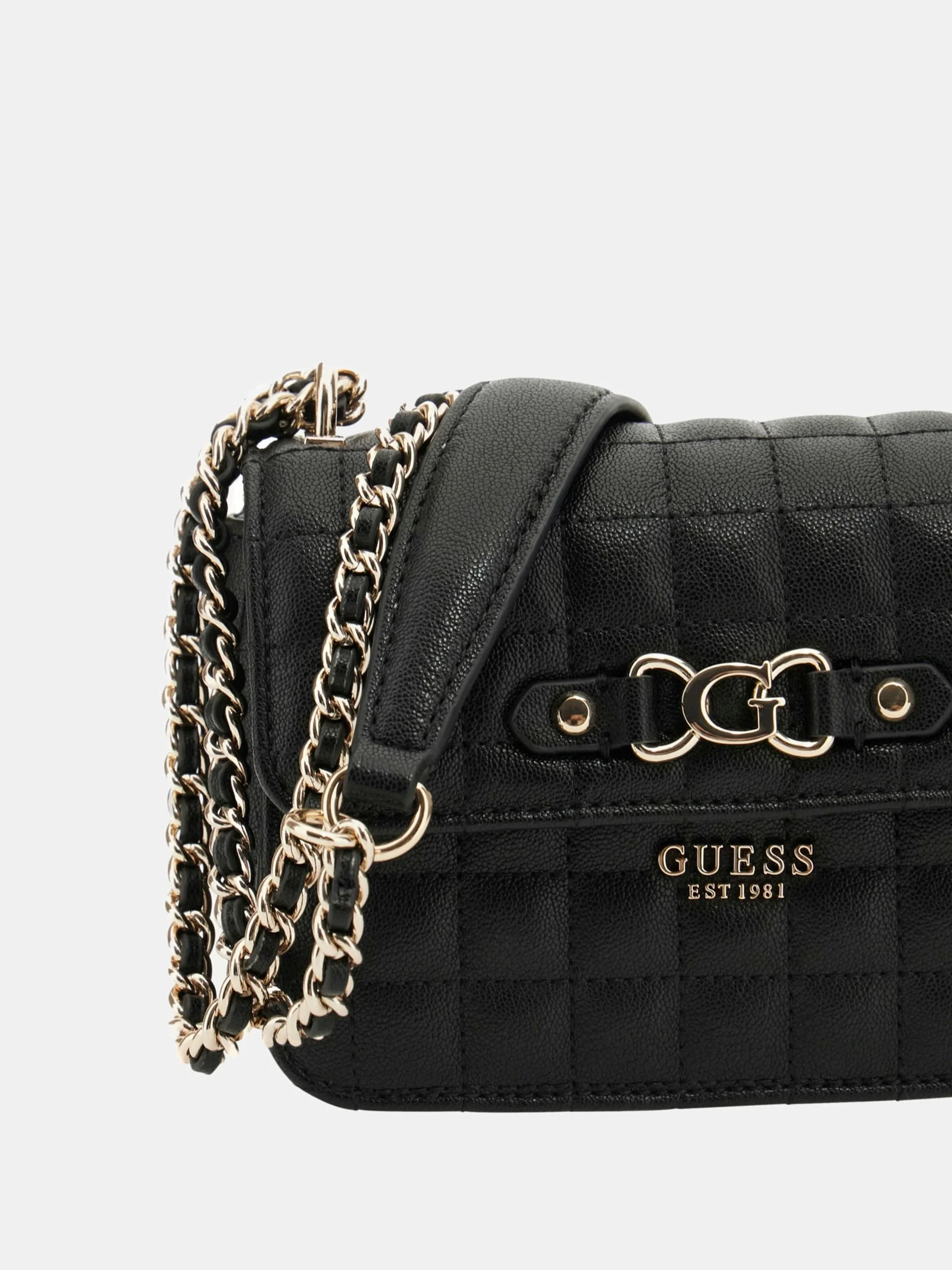 Guess Brera Kadın Siyah Omuz Çantası HWQG8424780-BLA