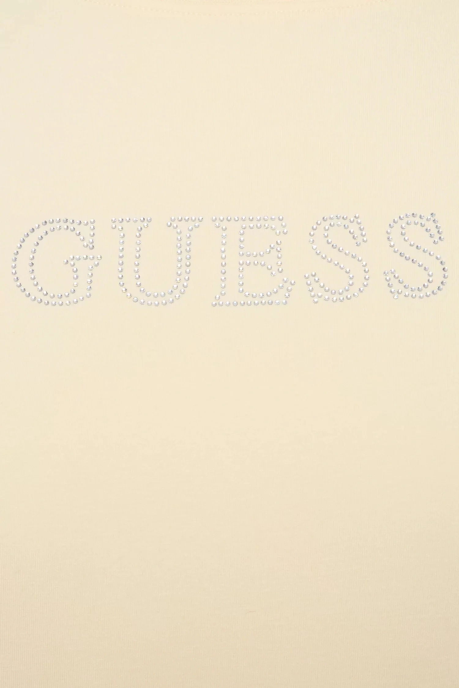 Guess BRIANA SS T-SHIRT Kadın Ekru T-shirt V3BI11J1314-A21G