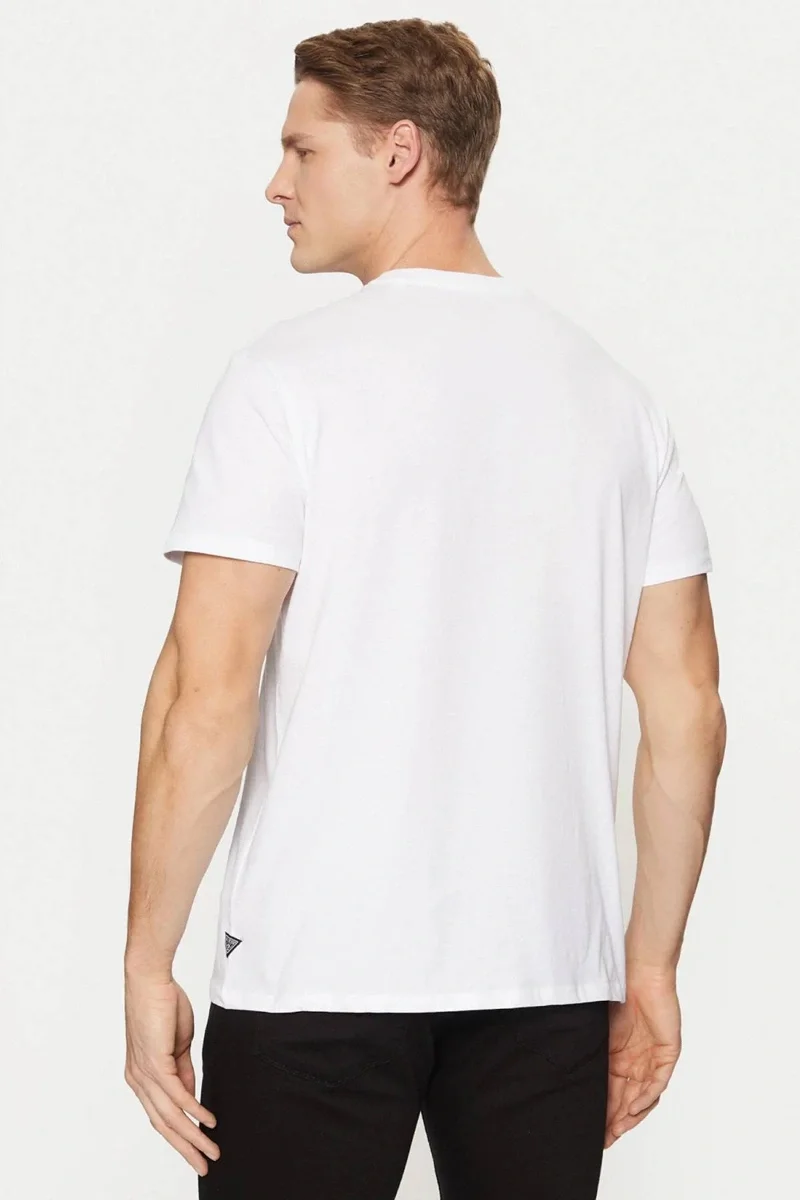 Guess BSC INTL CLASSIC DESIGN TEE Erkek Beyaz T-shirt M5RI43K9RM1-G011