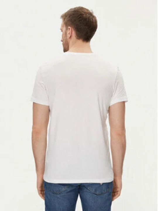 Guess Caleb Erkek Beyaz Slim Fit Atlet U97M00KCD31-A009