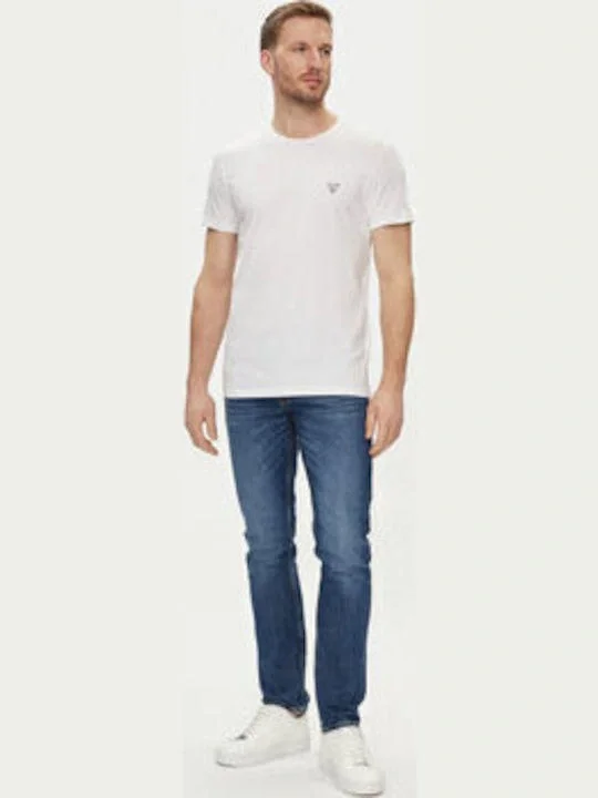 Guess Caleb Erkek Beyaz Slim Fit Atlet U97M00KCD31-A009