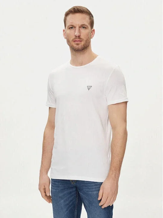 Guess Caleb Erkek Beyaz Slim Fit Atlet U97M00KCD31-A009