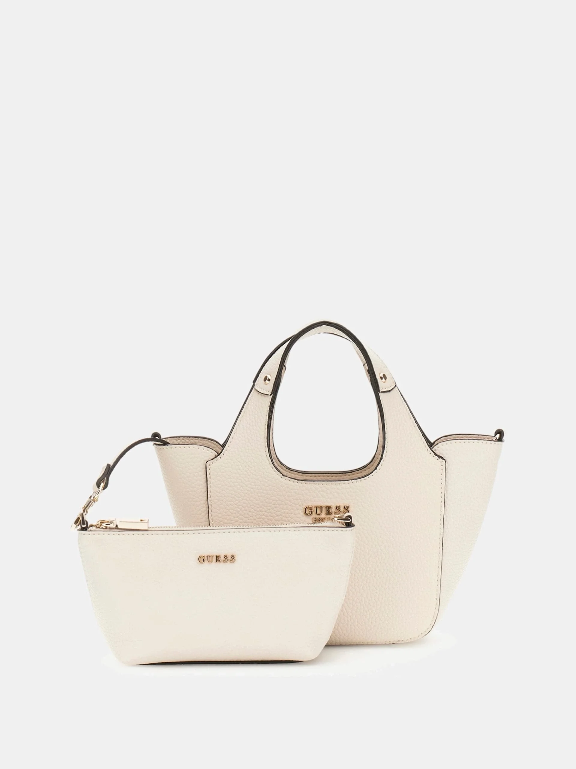 Guess Calista Kadın Ekru El Çantası HWBG7334750-BON