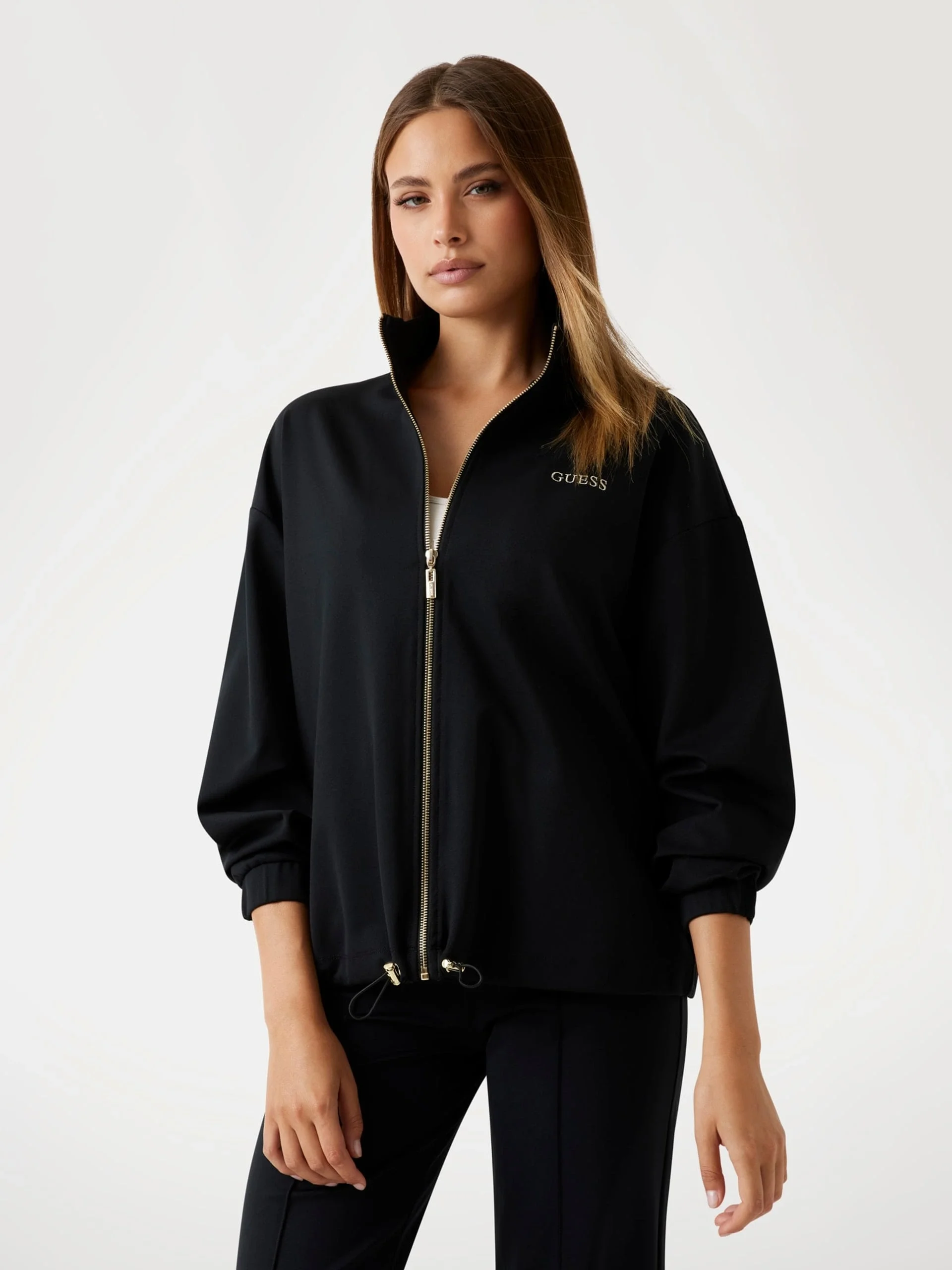 Guess Carla Kadın Siyah Aktif Ceket V5YL09KCX42-JBLK