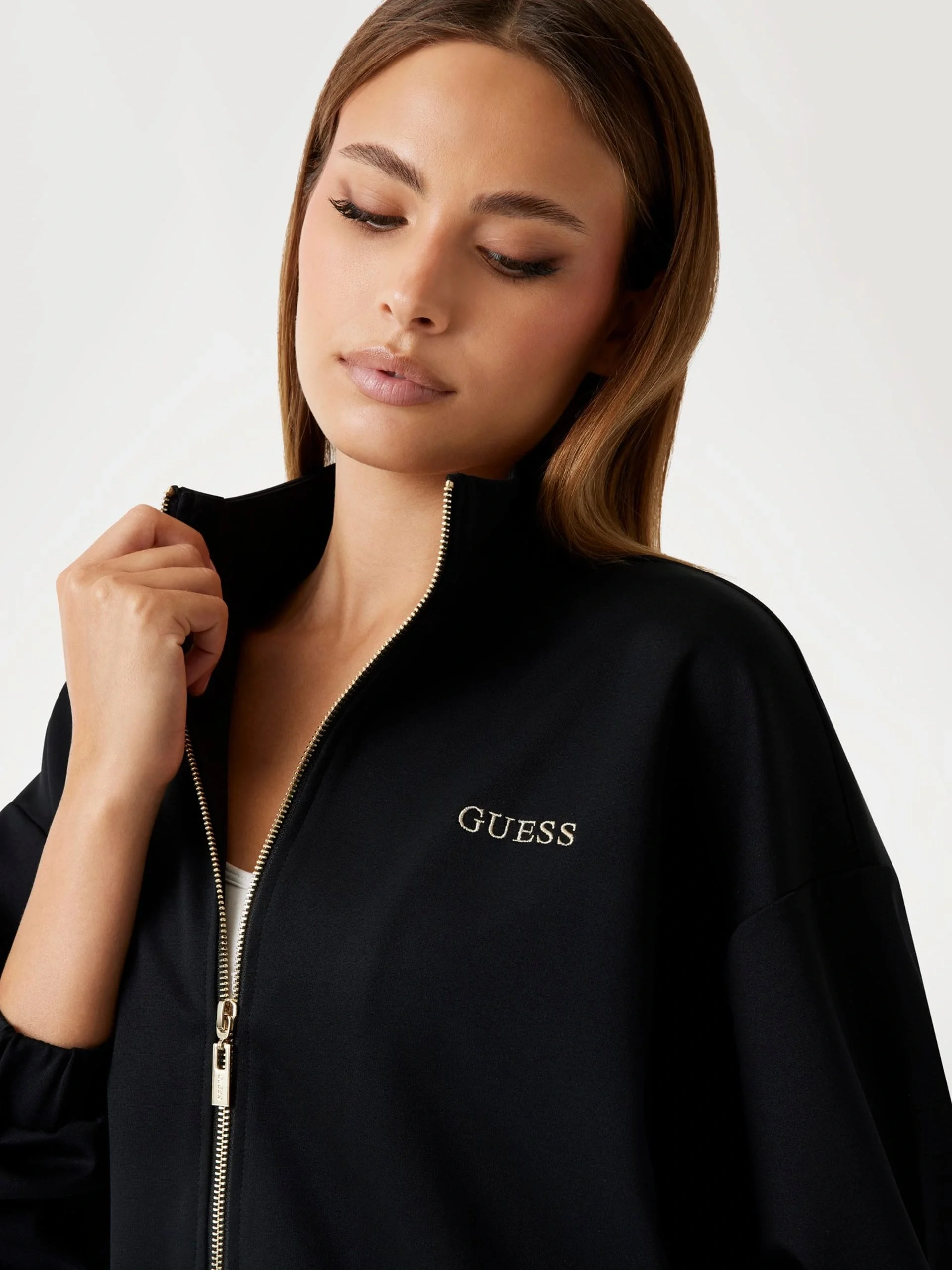 Guess Carla Kadın Siyah Aktif Ceket V5YL09KCX42-JBLK