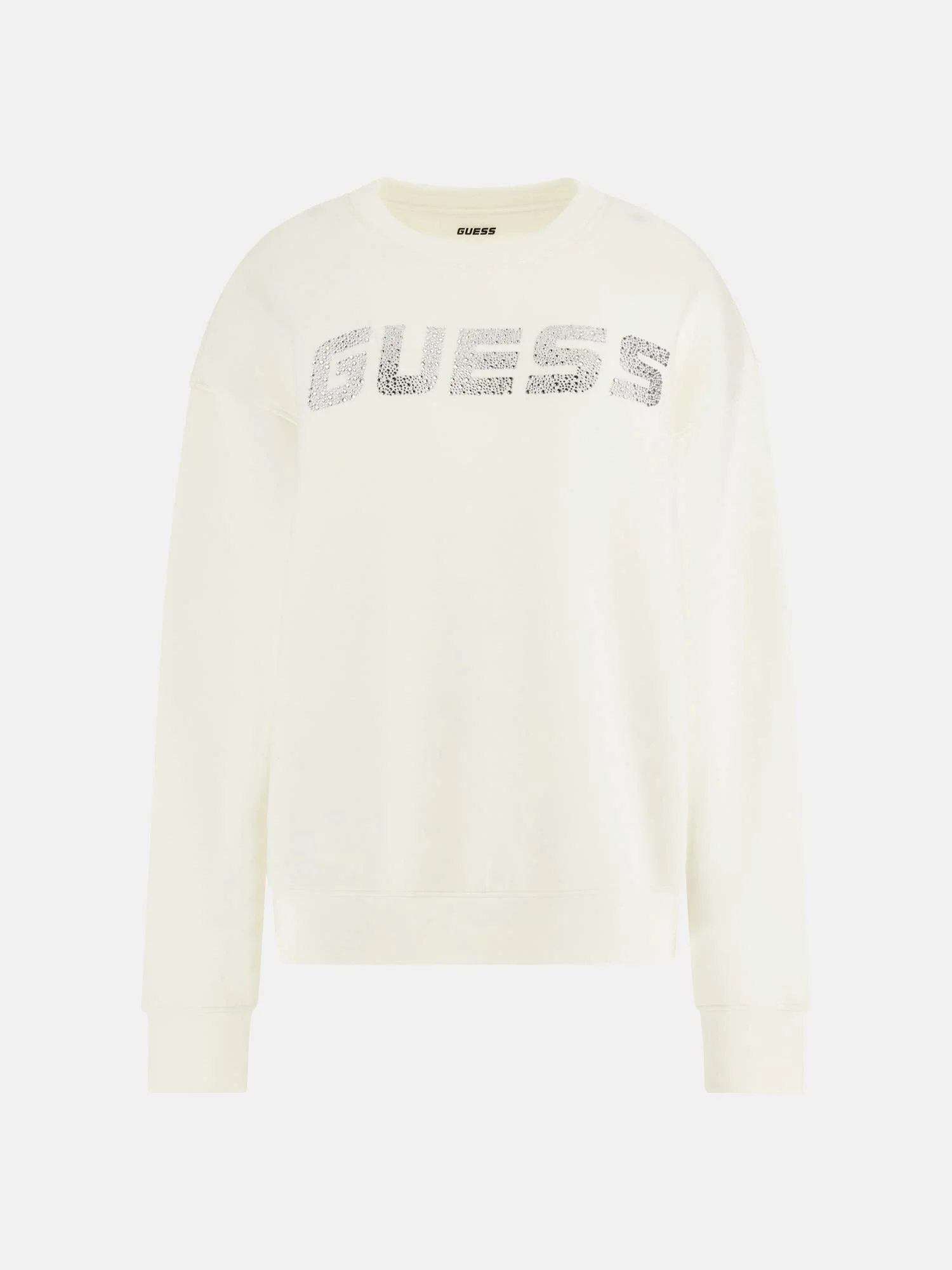 Guess Cecilia Kadın Krem Aktif Scuba Sweatshirt V4BQ15K7UW2-G6K5
