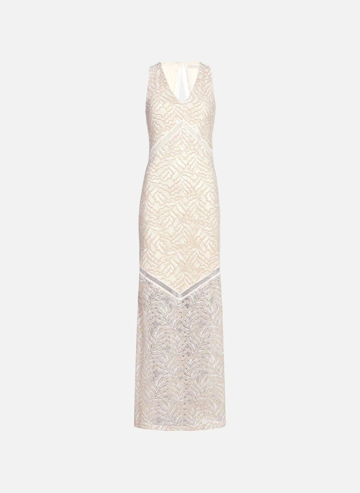 Guess CHRISTEL LACE DRESS Kadın Krem Elbise W5GK37KCS90-F0EH
