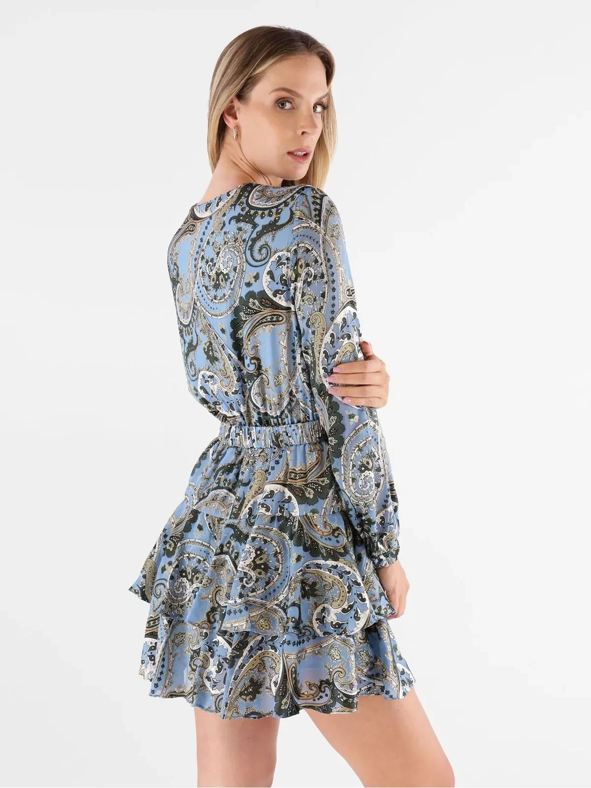 Guess Clarisse Kadın Çok Renkli Elbise W5BK53W2770-PB0P