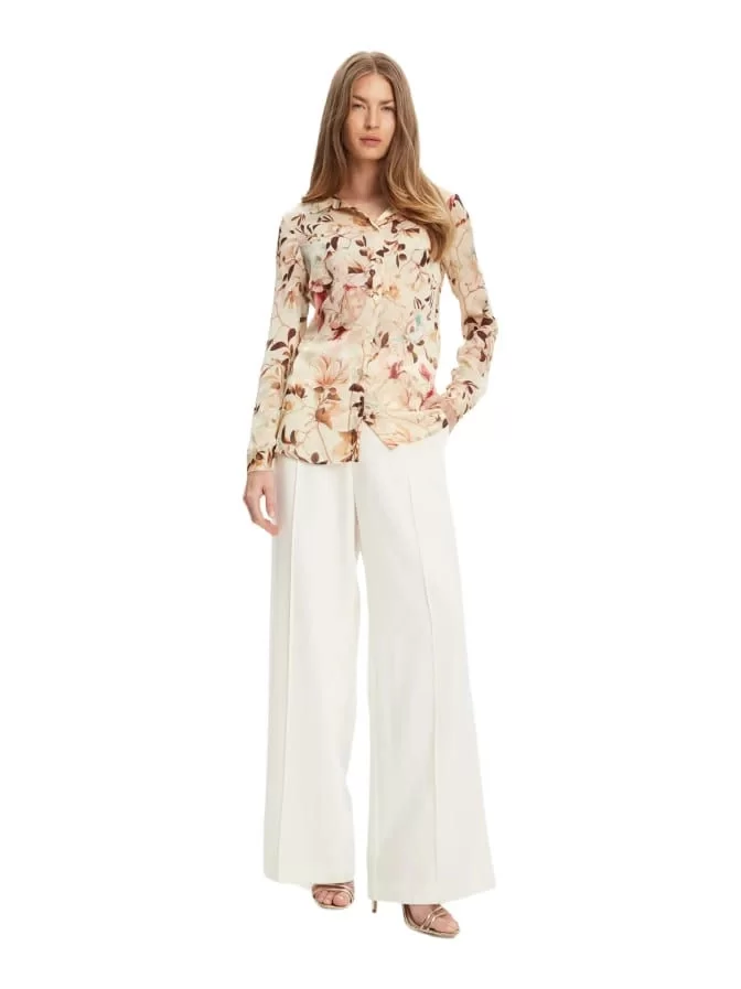 Guess Clouis Kadın Çok Renkli Relaxed Fit Gömlek W5YH0XWDW82-P1MN