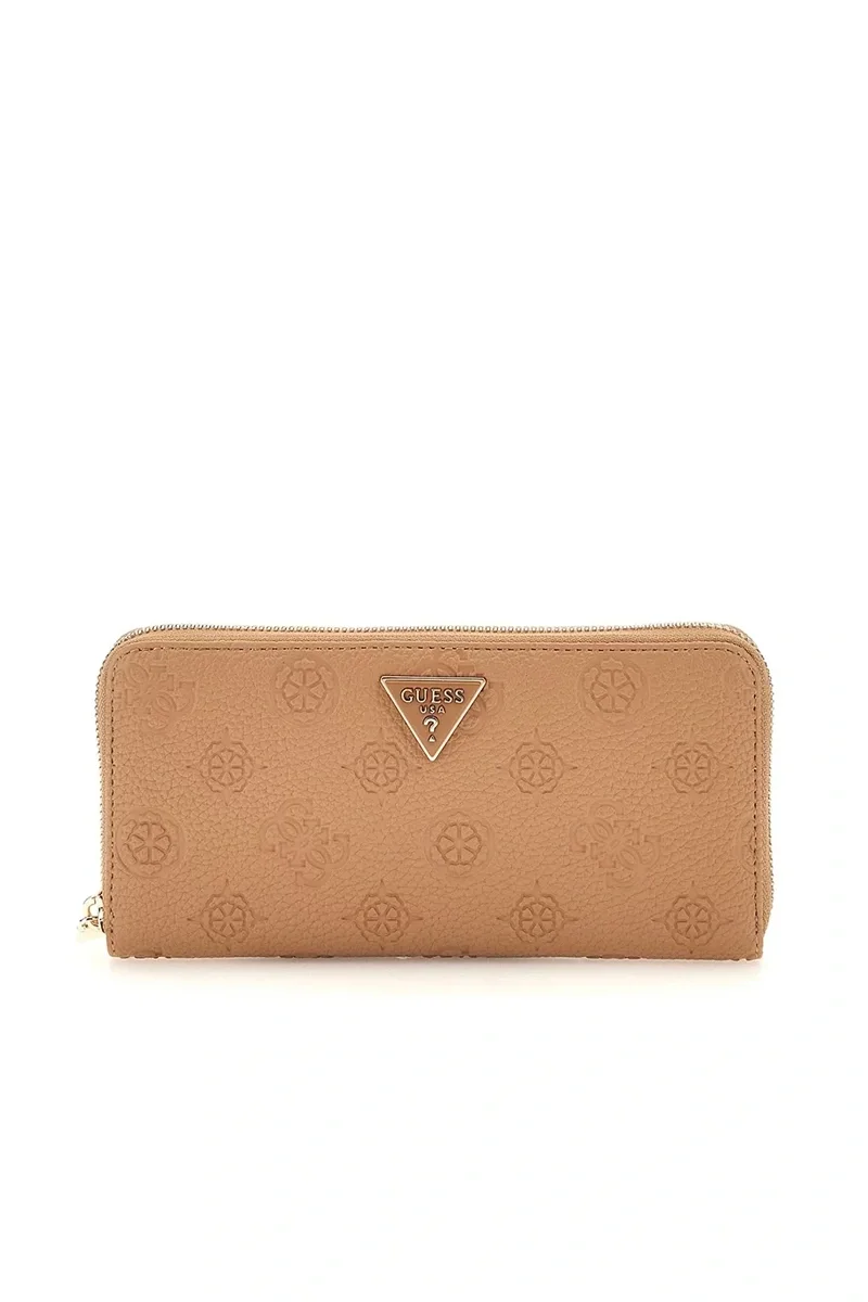 Guess CRESIDIA SLG LARGE ZIP AROUND Kadın Bej Cüzdan SWPG9349146-BEI