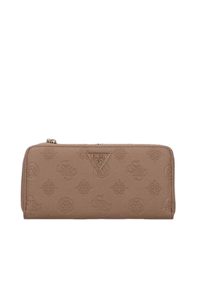 Guess CRESIDIA SLG LARGE Z Kadın Kahverengi Cüzdan SWPG9349146-DRT