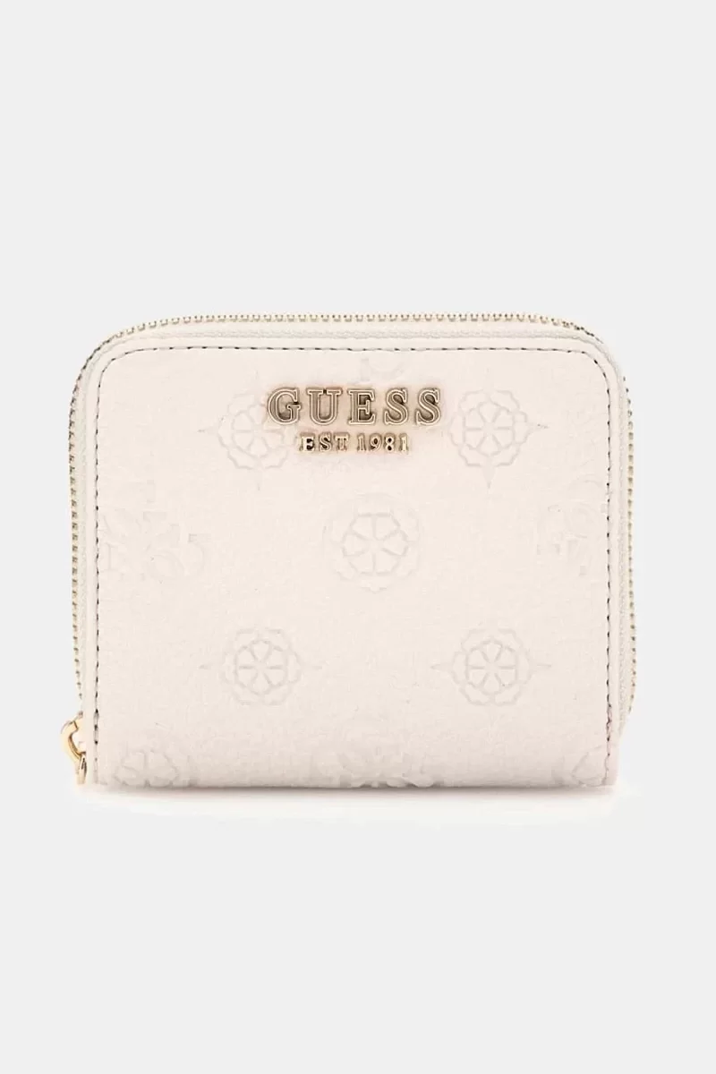 Guess Cresıdıa Slg Small Zıp Around Kadın Beyaz Cüzdan SWPG9349137-OFF