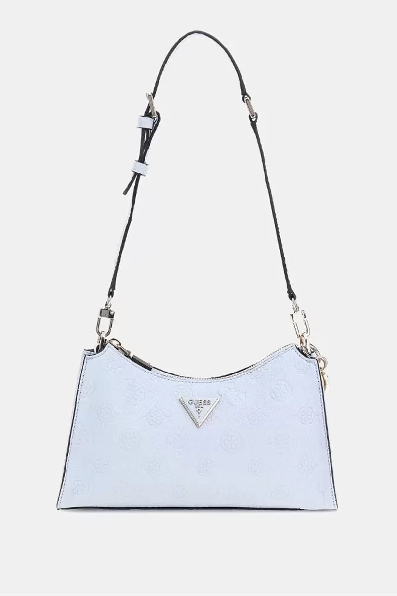 Guess CRESIDIA TOP ZIP SHOULDER BAG Kadın Mavi Omuz Çantası HWPG9349180-PWB