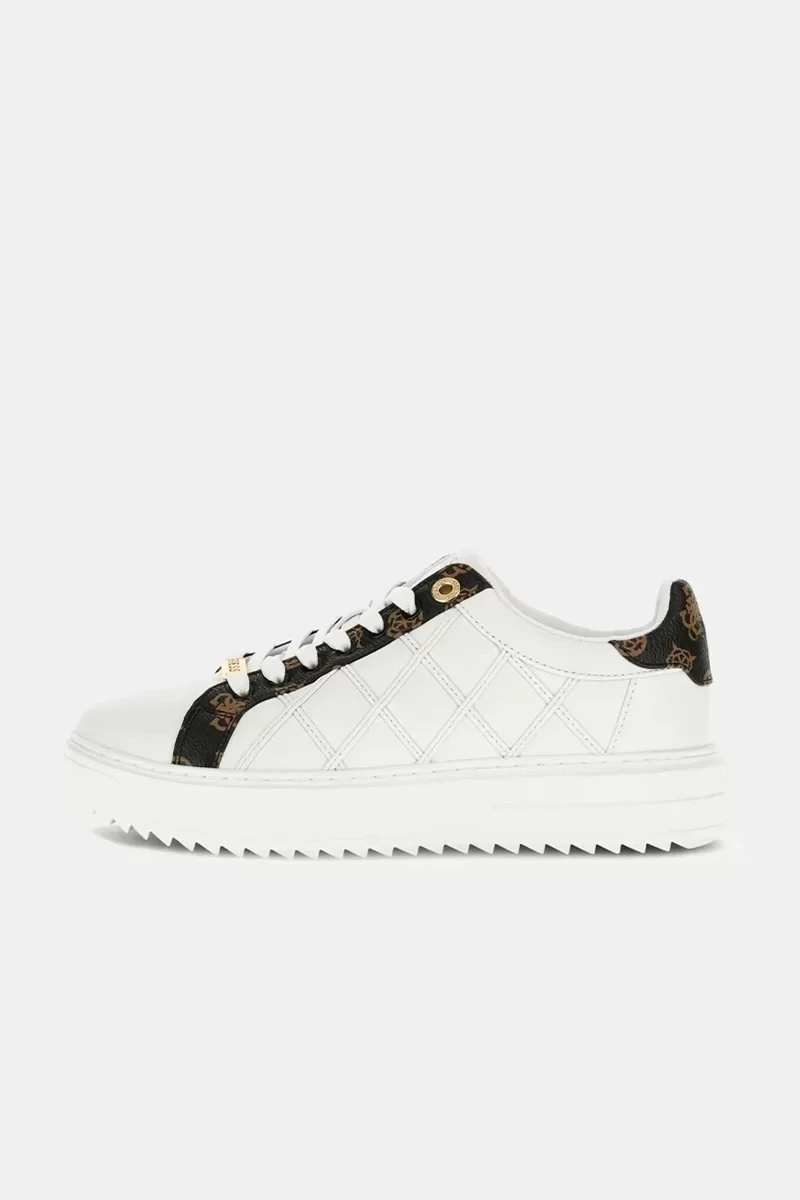 Guess Dattıce Kadın Beyaz Sneaker FLFDATFAL12-WHIBR