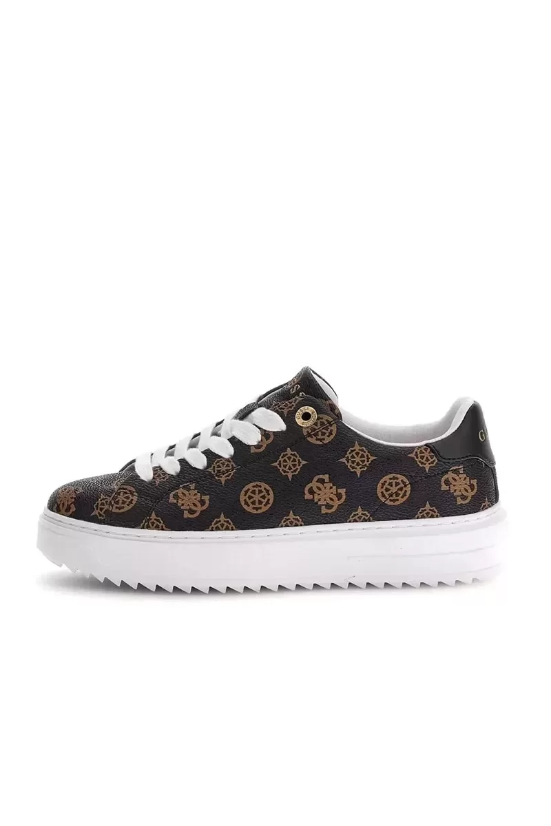Guess Denesa5 Kadın Kahverengi Sneaker FLPDENFAL12-BRBLK