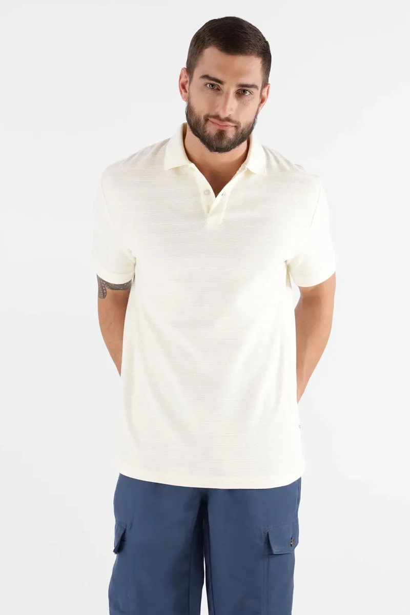 Guess Designed Erkek Beyaz Regular Fit Polo T-Shirt M5YP01KCXZ1-G047