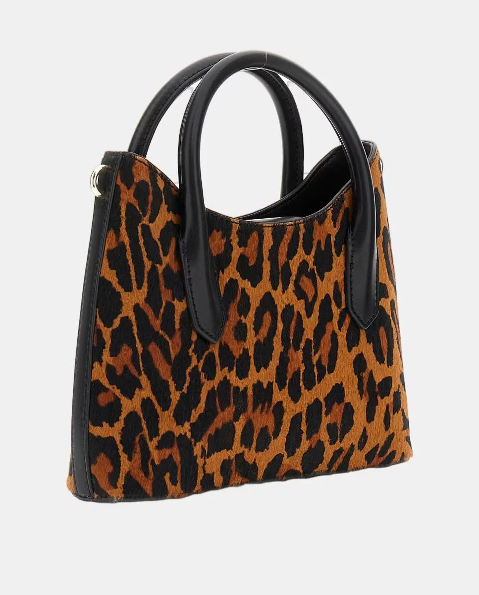 Guess Domitilla Kadın Çok Renkli Deri El Çantası HWLO7529760-LEO