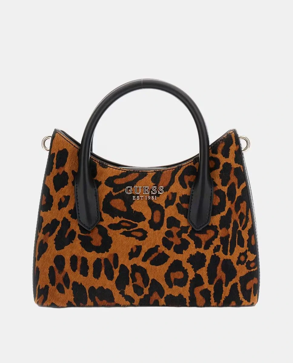 Guess Domitilla Kadın Çok Renkli Deri El Çantası HWLO7529760-LEO