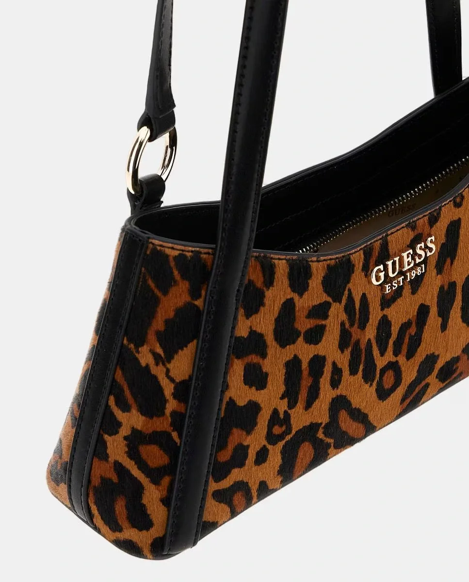 Guess Domitilla Kadın Çok Renkli Deri Omuz Çantası HWLO7529180-LEO