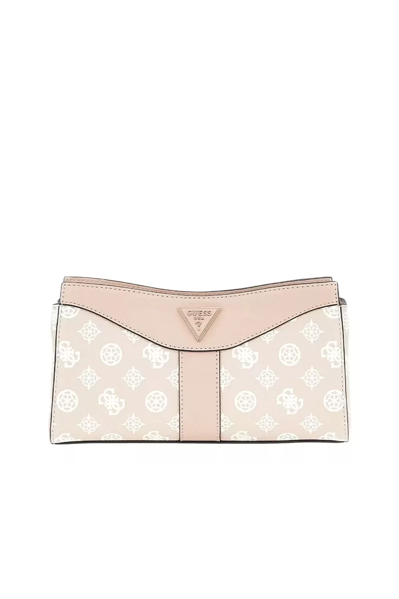 Guess DORYS TOP ZIP CROSSBODY Kadın Bej Mini Çanta HWPG9521120-SDL