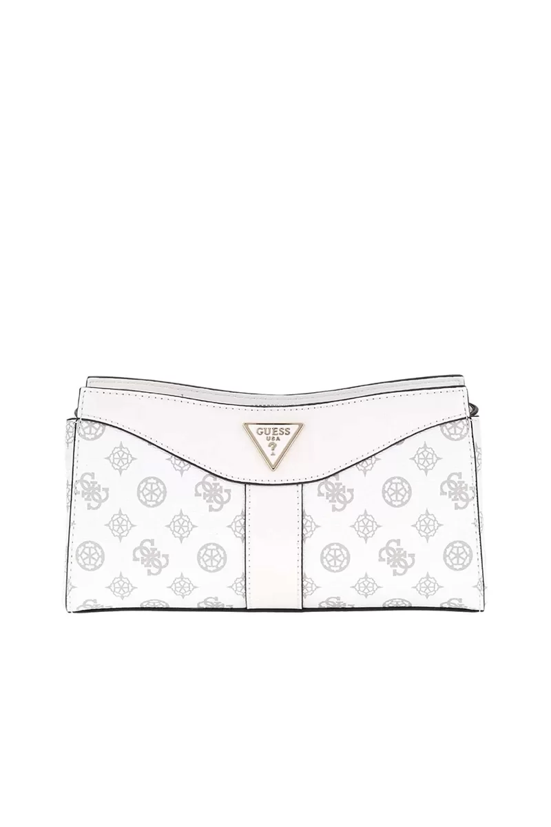 Guess Dorys Top Zıp Crossbody Kadın Beyaz Mini Çanta HWPG9521120-WLO