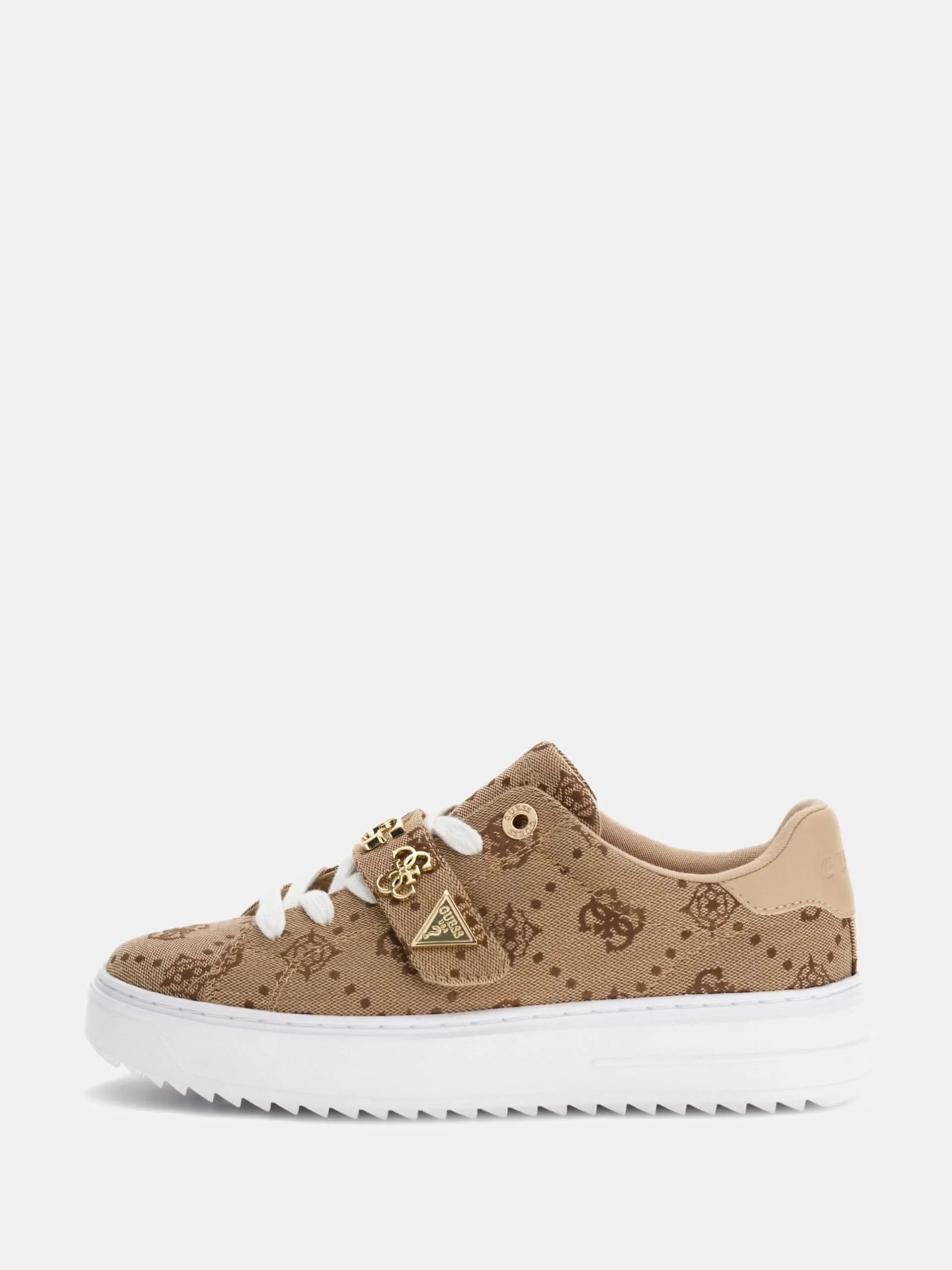 Guess Drift2 Kadın Kahverengi  Sneaker FLTDR2FAL12-MILK
