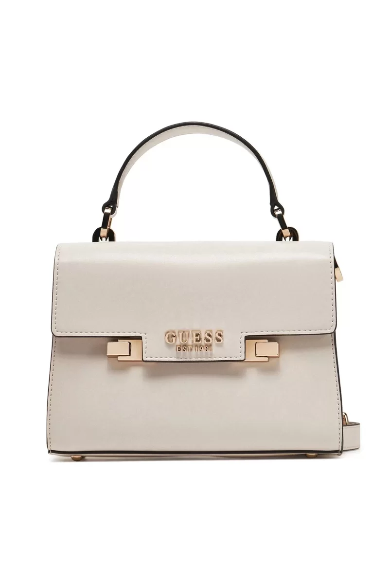 Guess ECO ALDITH MINI TOP HNDLE FLAP Kadın Ekru Mini Çanta HWEVG964178-BON
