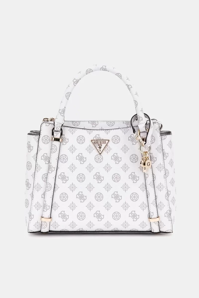 Guess Eco Erıca 2 Comp Satchel Kadın Beyaz El Çantası HWEPG951006-WLO