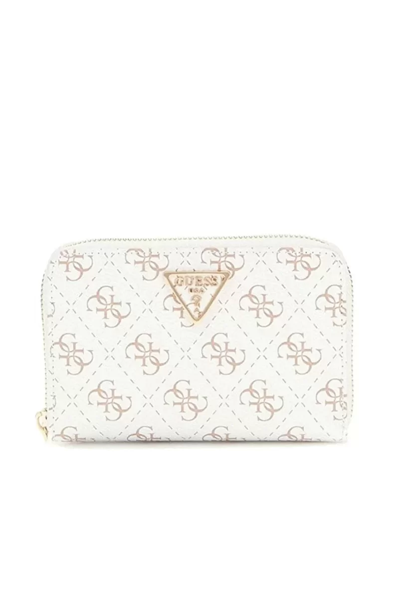 Guess ECO ERICA SLG MED ZIP AROUND Kadın Krem Cüzdan SWQG9510140-CRG
