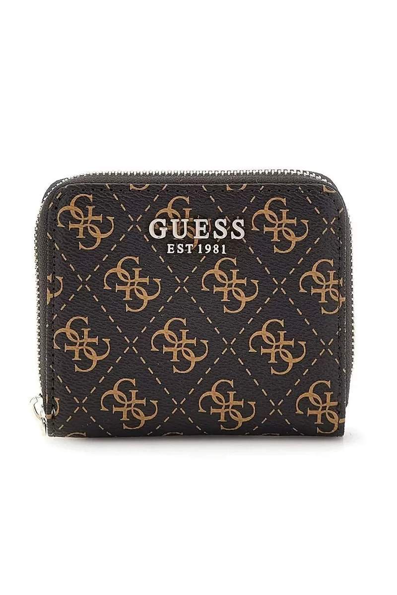 Guess ECO ERICA SLG SML ZI Kadın Kahverengi Cüzdan SWQG9510137-BNL