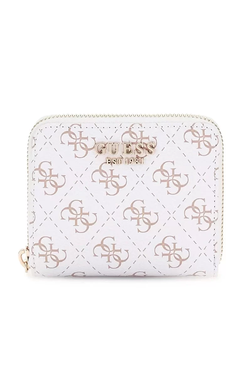 Guess ECO ERICA SLG SML ZIP AROUND Kadın Krem Cüzdan SWQG9510137-CRG