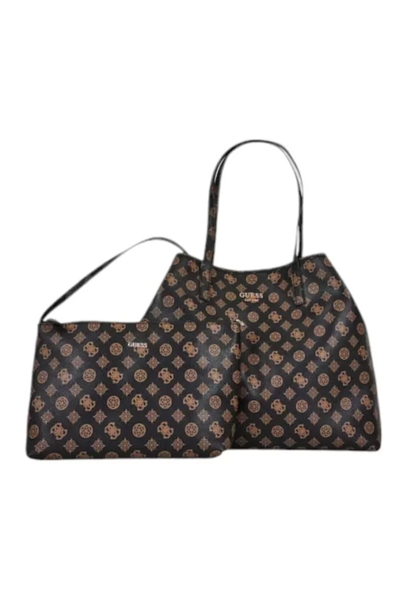 Guess VICTTORIA LRG 2 IN 1 Kadın Kahverengi El Çantası HWEPQ951429-BRO