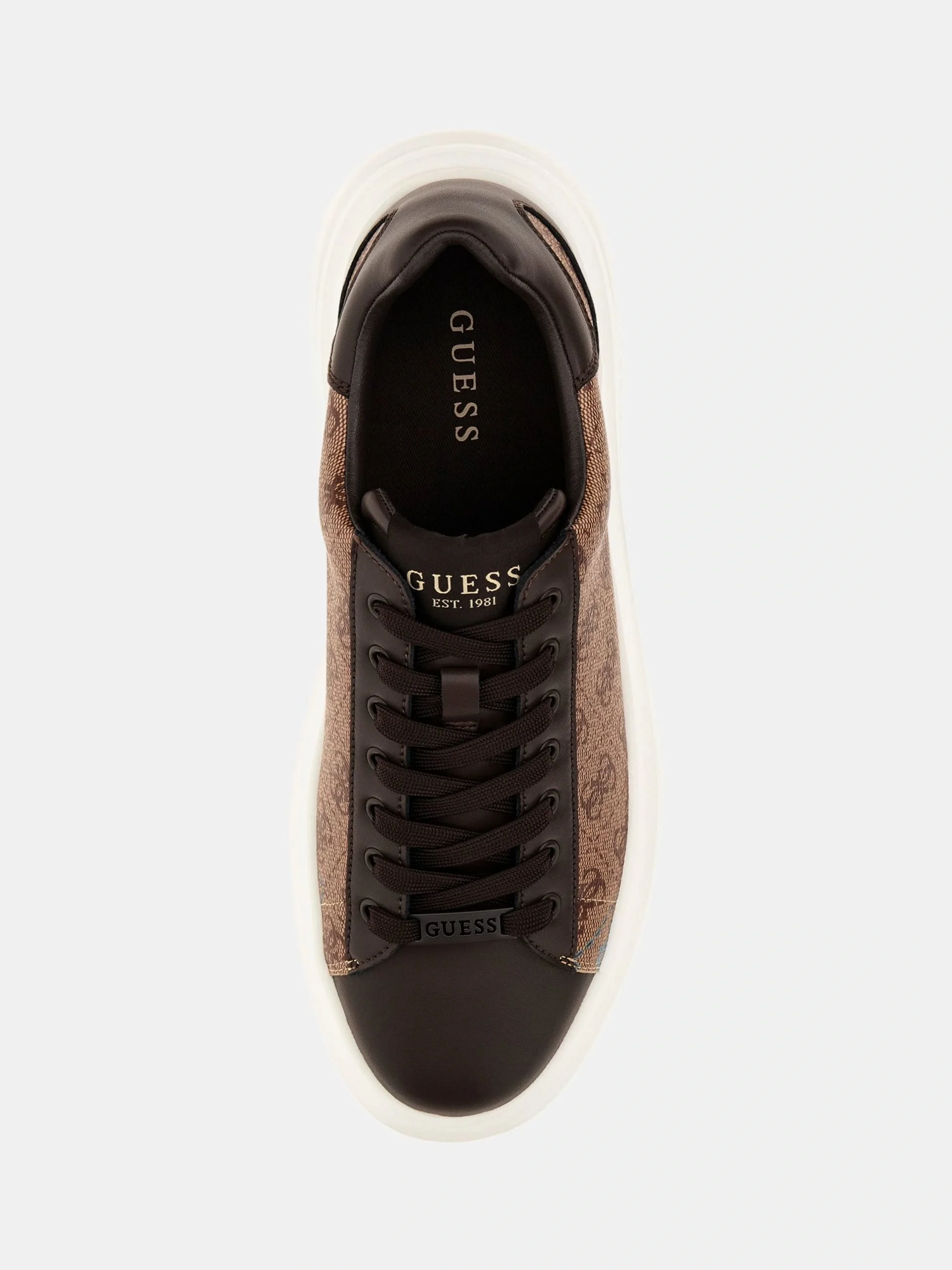 Guess Elba Erkek Bej/Kahverengi Sneaker FMFLBAFAB12-BEIBR