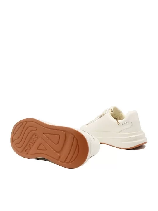Guess Elba Erkek Beyaz Deri Sneaker FMTLBALEA12-OFFWH