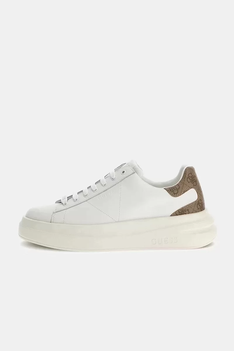 Guess ELBA Erkek Ekru Sneaker FMPVIBLEA12-WBEIB