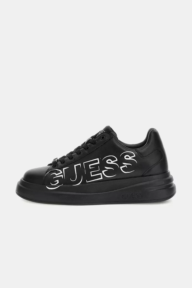 Guess ELBA Erkek Siyah/Beyaz Sneaker FMPELBFAB12-BLAWH