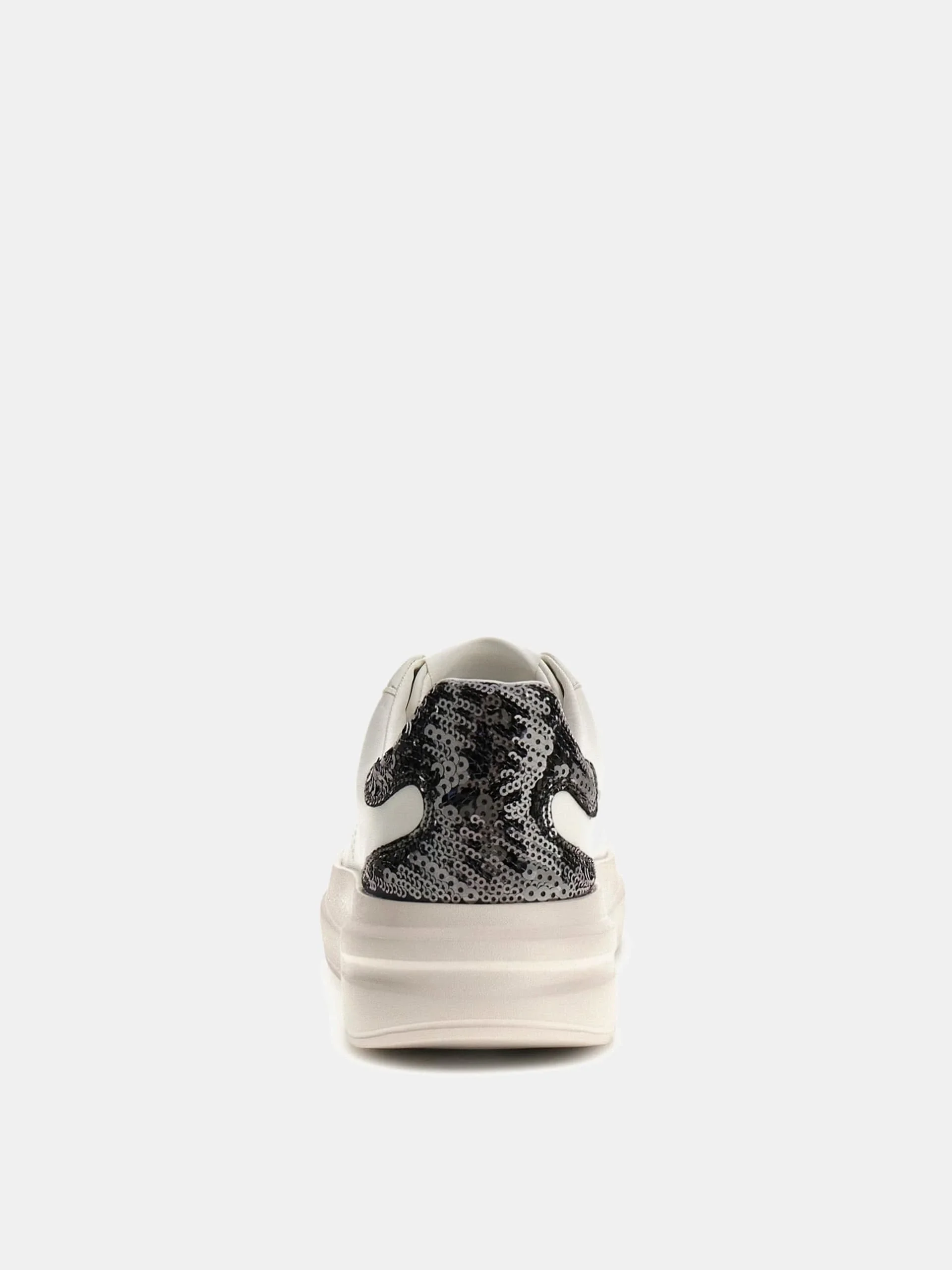 Guess Elbina10 Kadın Beyaz/Gümüş Deri Sneaker FLFE10ELE12-WHISI