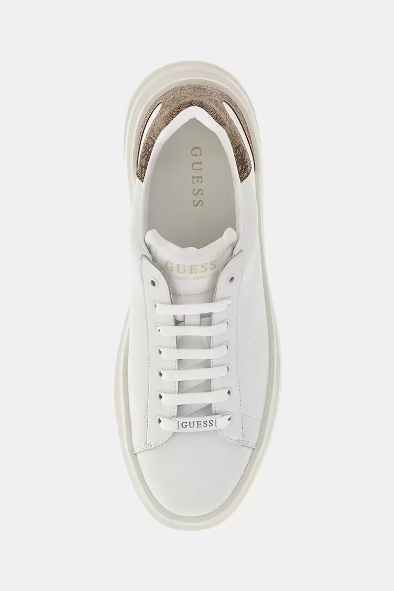 Guess ELBA Erkek Ekru Sneaker FMPVIBLEA12-WBEIB