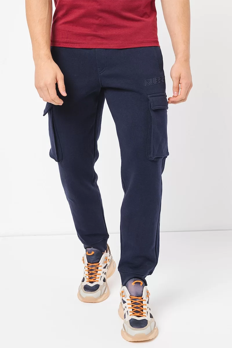 Guess Aldwın Cargo Pant Erkek Lacivert Eşofman Altı Z4YB08K9V31-DPM