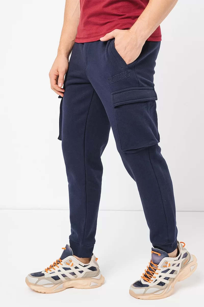 Guess Aldwın Cargo Pant Erkek Lacivert Eşofman Altı Z4YB08K9V31-DPM