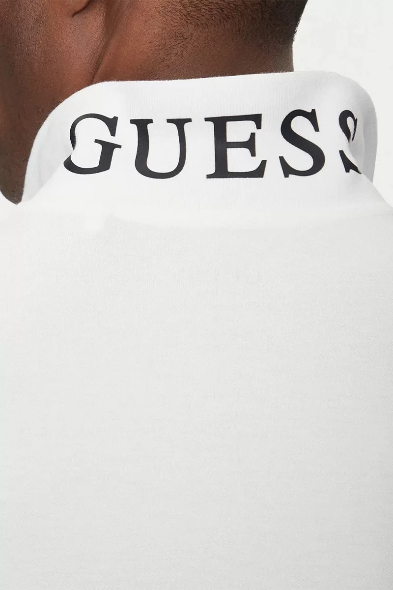 Guess Ss Basıc Gd Polo Erkek Beyaz T-Shirt F5GP00K9WF1-G011