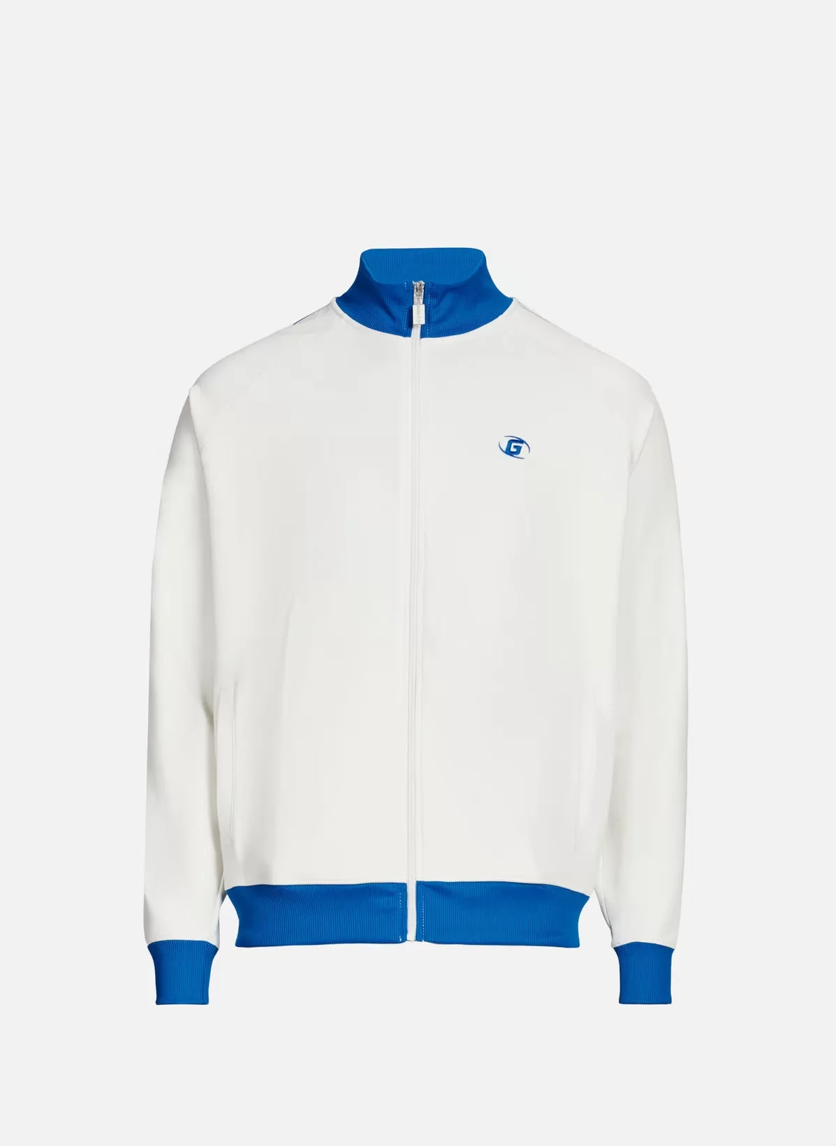 Guess Castore Full Zıp Sweatshırt Erkek Beyaz Eşofman Üstü Z5GQ13KCRU2-G018
