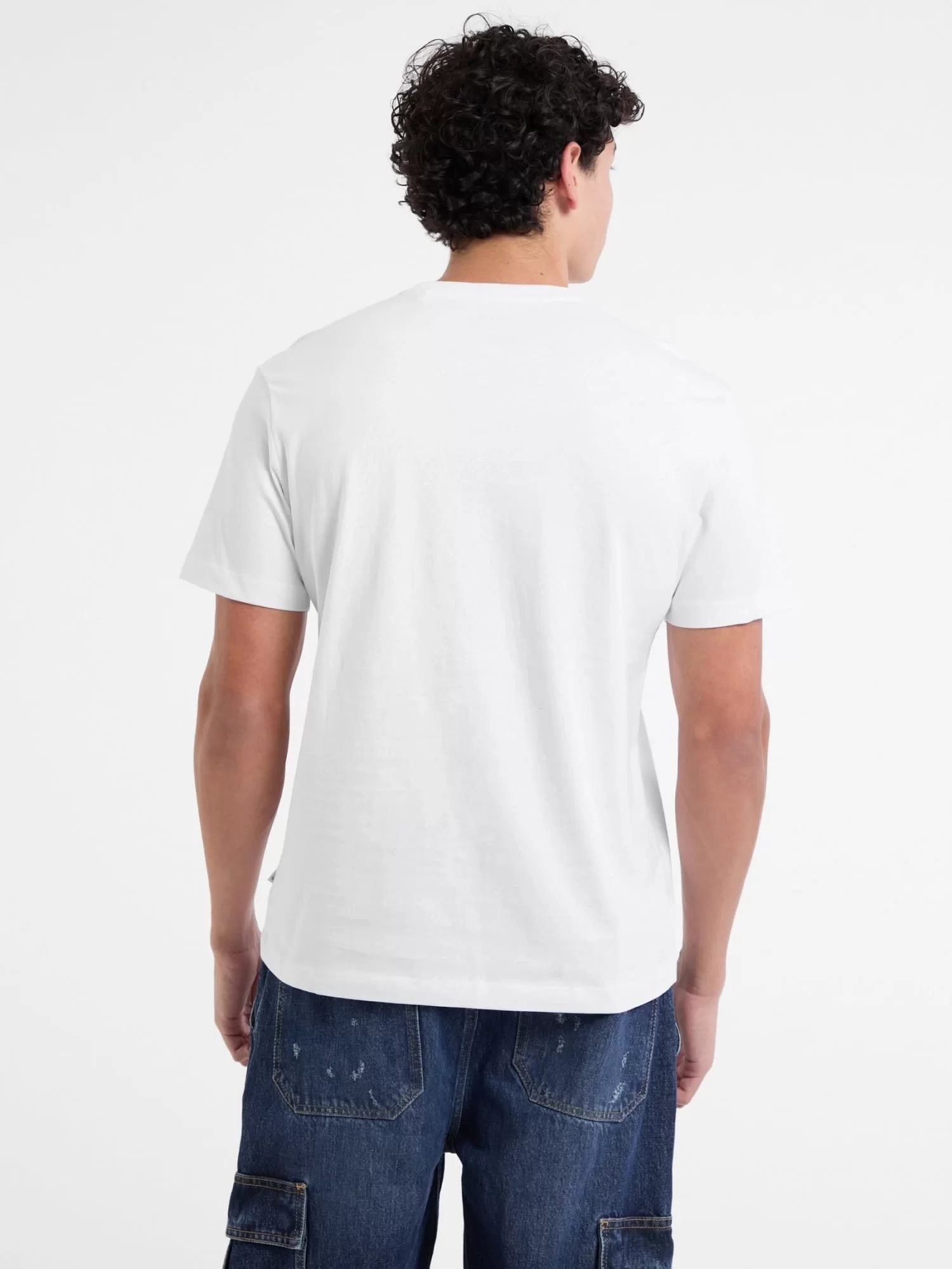 Guess Jeans GJ SS CN REG COLLEGIATE TEE Erkek Beyaz T-shirt M5RI75K8FQ4-G011
