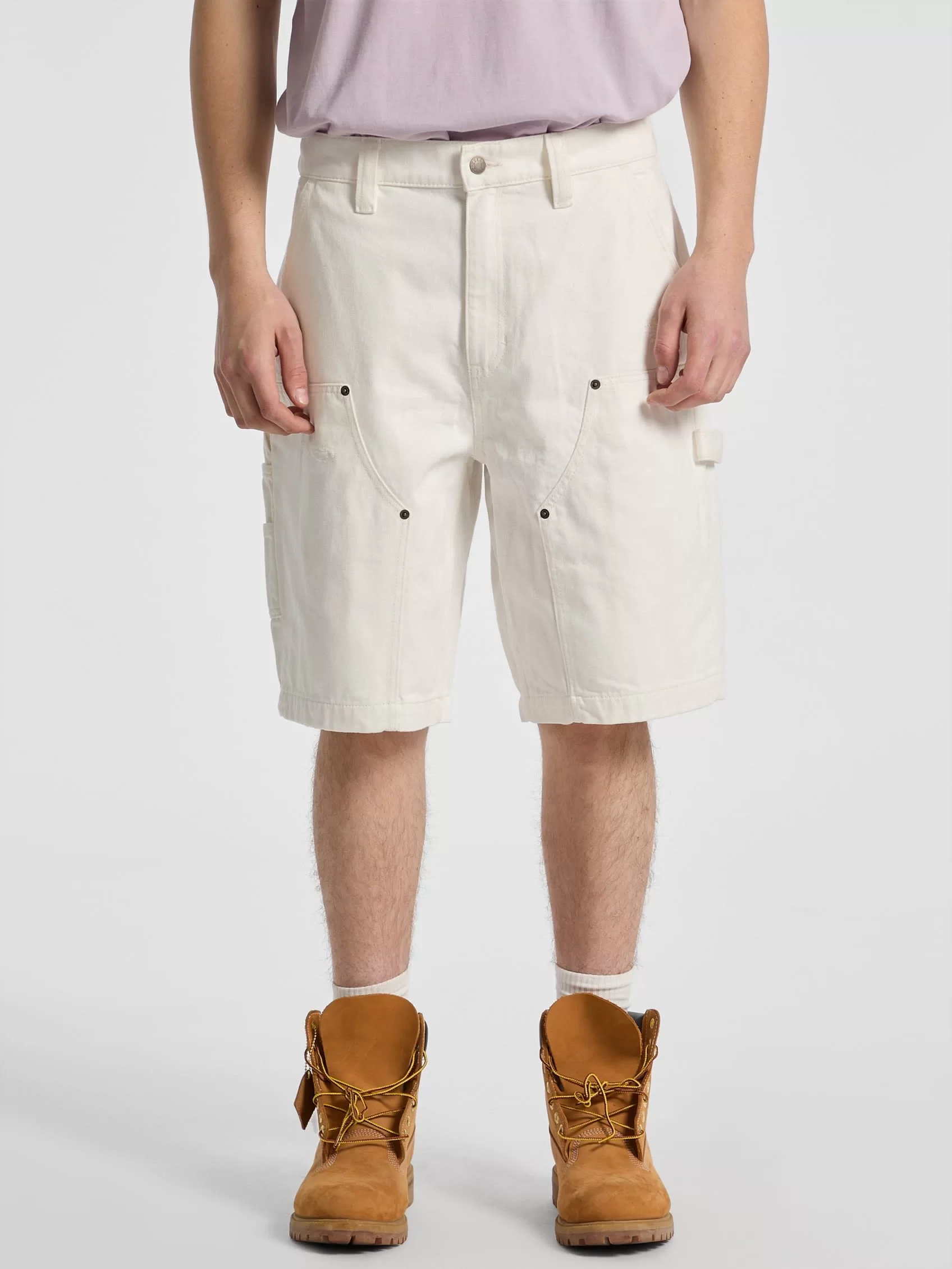 Guess GO PANEL CARPENTER SHORT Erkek Beyaz Şort M5GG40D5C2B-GWEC