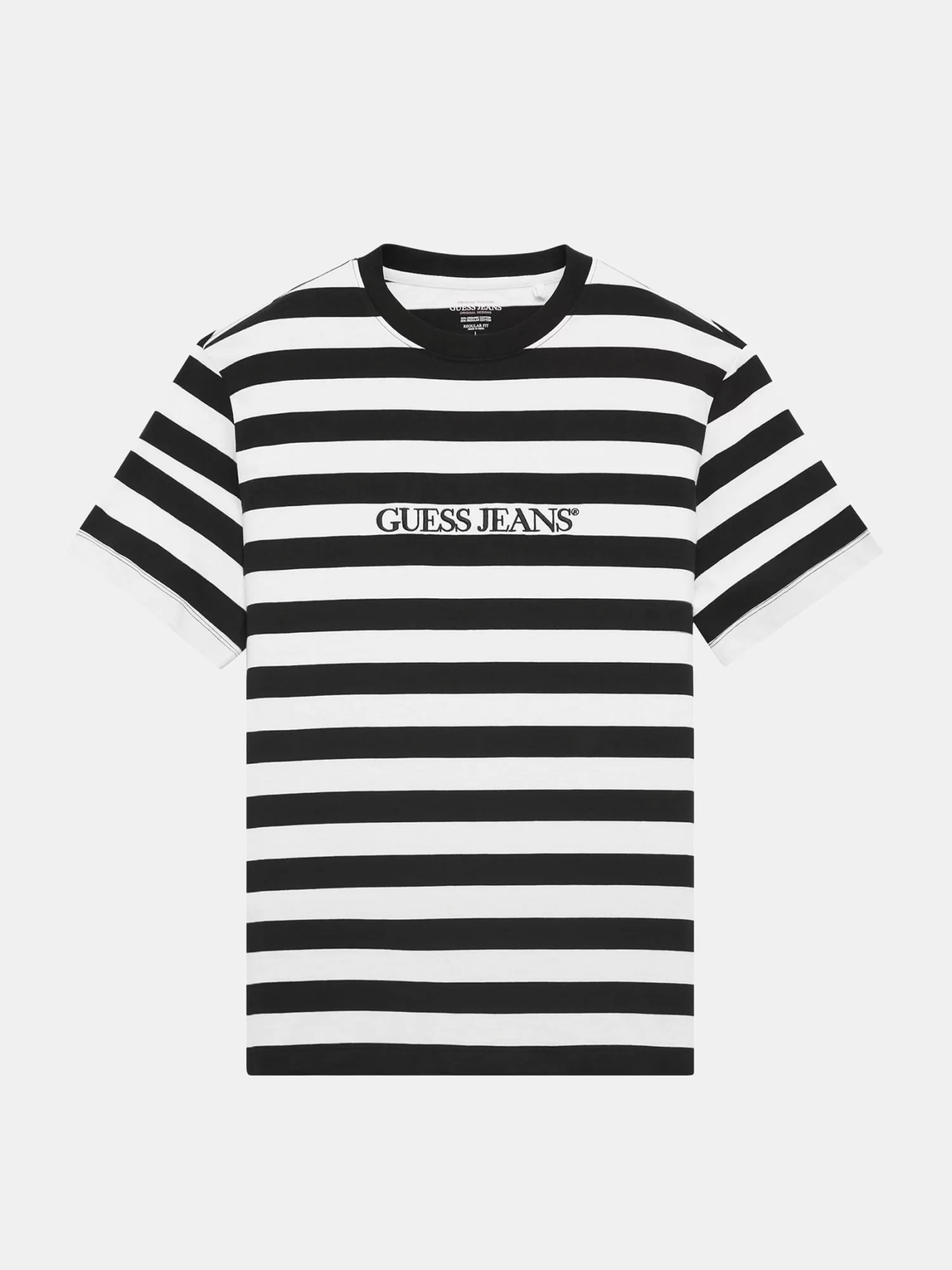 Guess Jeans GJ SS CN REG STRIPED YD TEE Erkek Çok Renkli T-shirt M4YI84K9XF1-S052